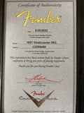 Fender Custom Shop 1957 Stratocaster Relic Electric Guitar - Aged HLE Gold - CBN Music Warehouse