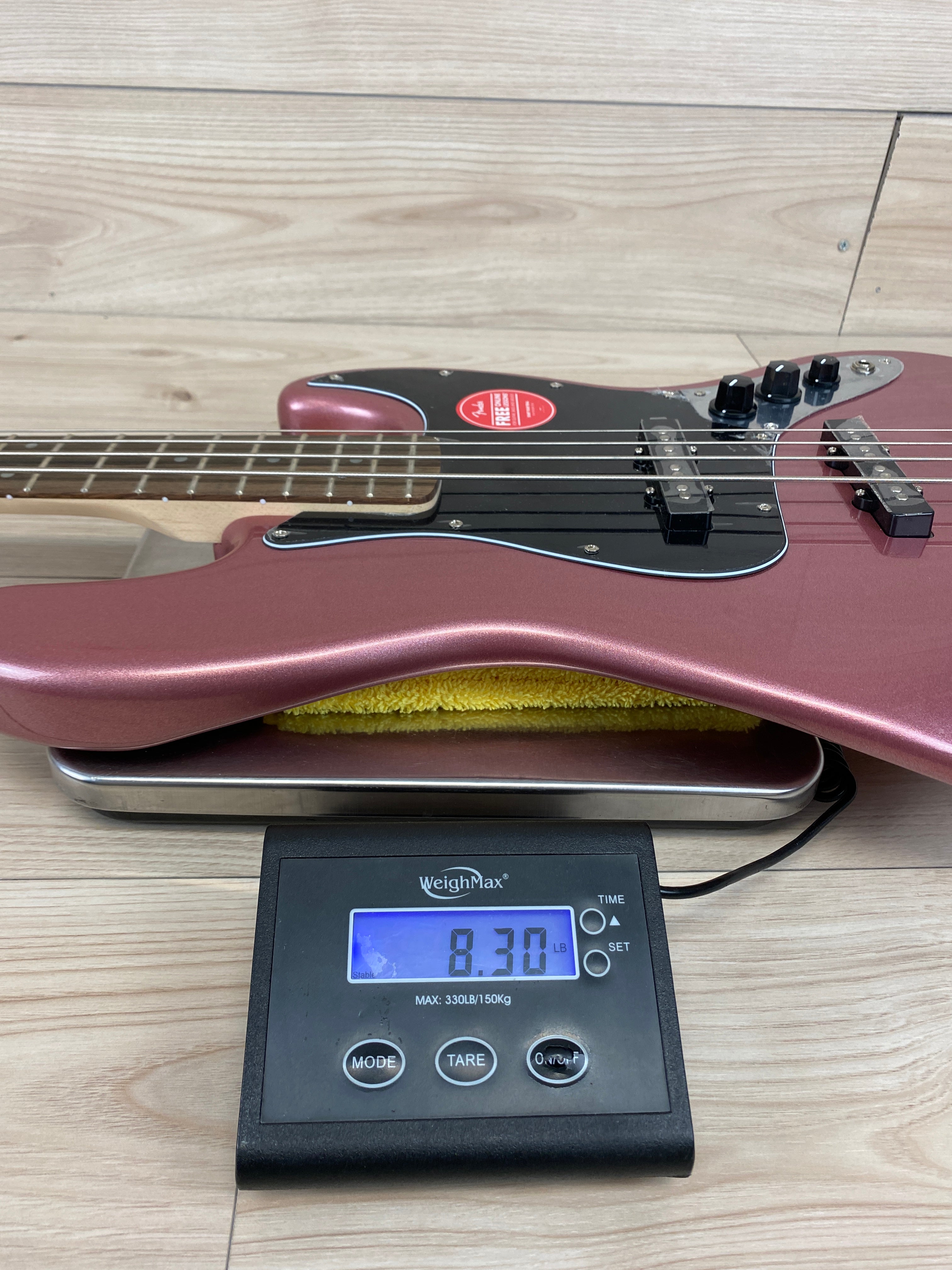 Squier Affinity Series Jazz Bass®, Burgundy Mist – CBN Music Warehouse