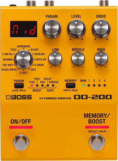 Boss OD-200 Hybrid Drive Pedal - CBN Music Warehouse