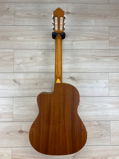 Ortega Family Series RCE125SN Thinline Acoustic-Electric Classical Guitar - CBN Music Warehouse