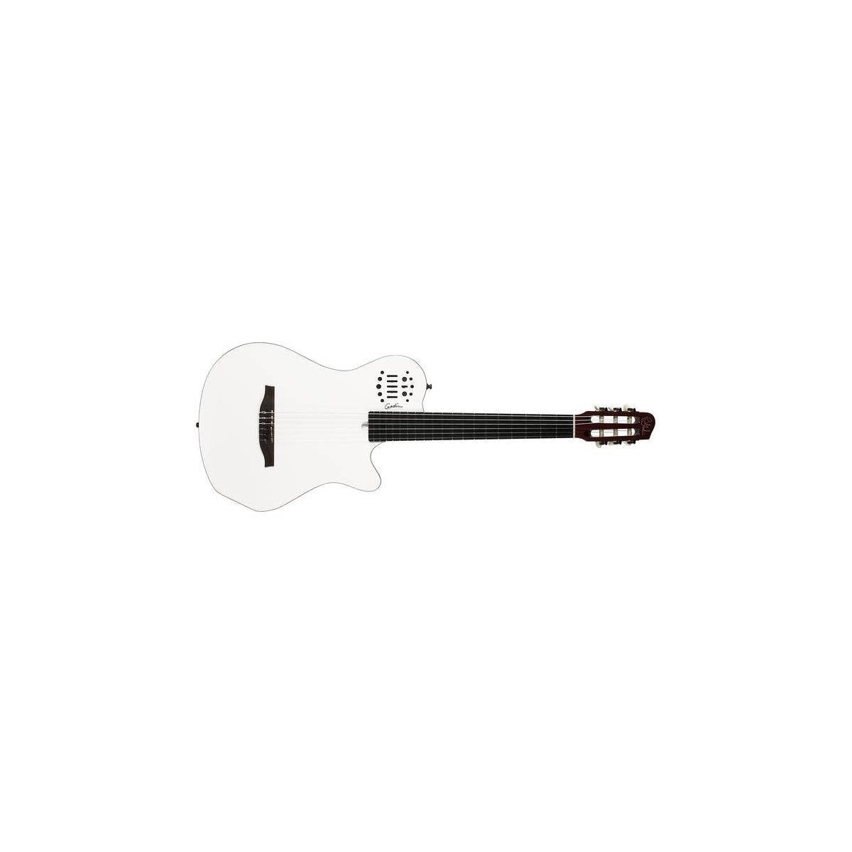 Godin MultiAc Grand Concert SA Guitar - White with bag - CBN Music Warehouse