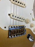 Fender Custom Shop 1957 Stratocaster Relic Electric Guitar - Aged HLE Gold - CBN Music Warehouse