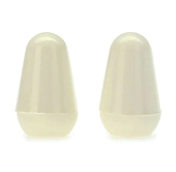 Fender Genuine Switch Tip for Most Stratocaster Models, Parchment (Set of 2)