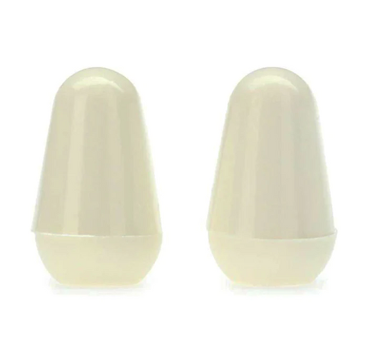 Fender Genuine Switch Tip for Most Stratocaster Models, Parchment (Set of 2)