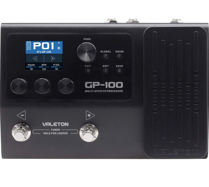 Valeton GP-100 Multi-Effects Processor Amp & Cab Sim Pedal and Interface - CBN Music Warehouse