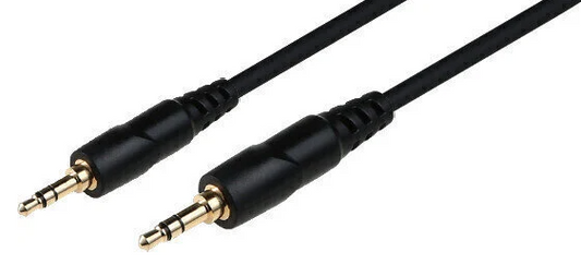 MJ Audio BJJ220 Stereo Interconnect Audio Cable - 3.5mm TRS Male to 3.5mm TRS Male - 10 foot - CBN Music Warehouse