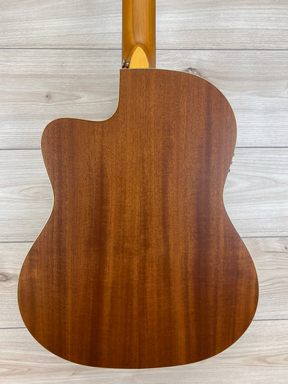 Ortega Family Series RCE125SN Thinline Acoustic-Electric Classical Guitar - CBN Music Warehouse
