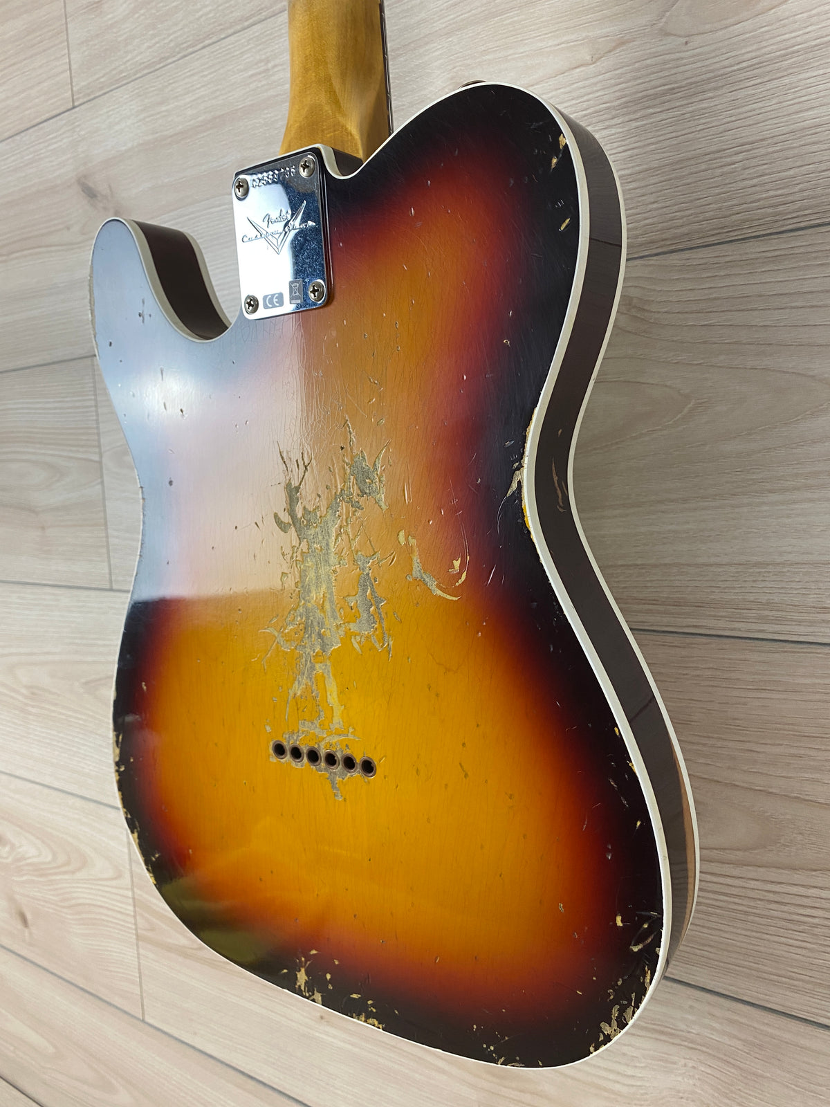Fender Custom Shop 1960 Telecaster Custom Heavy Relic - Chocolate 3-Tone Sunburst - CBN Music Warehouse