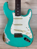 Fender Custom Shop 1967 Stratocaster Heavy Relic Aged, Sea Foam Green - CBN Music Warehouse