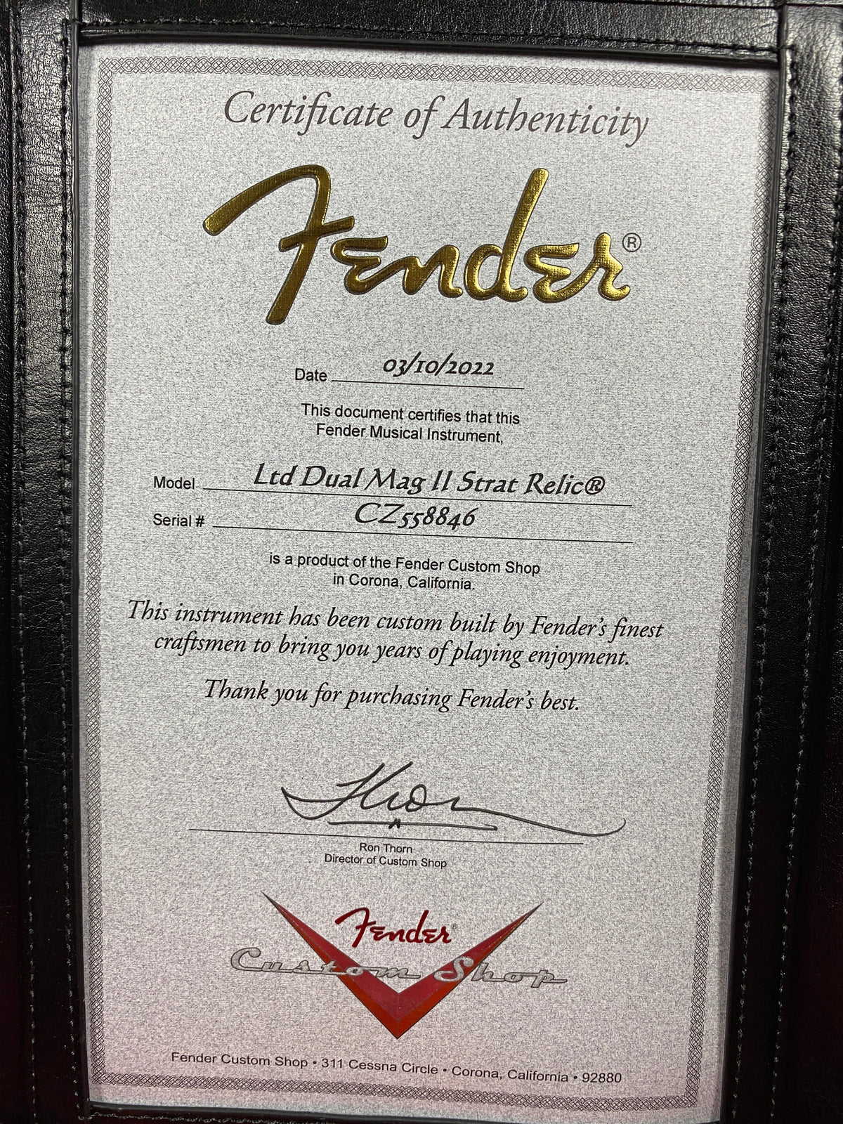 Fender Custom Shop Limited Edition Dual-Mag II Strat Relic Electric Guitar - Aged Black Over 3 Color Sunburst - CBN Music Warehouse