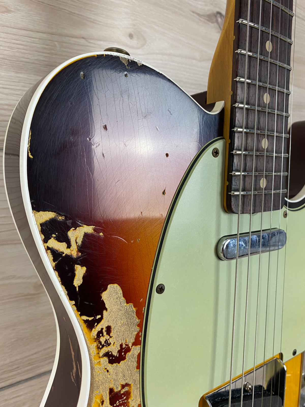 Fender Custom Shop 1960 Telecaster Custom Heavy Relic - Chocolate 3-Tone Sunburst - CBN Music Warehouse