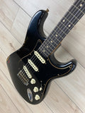 Fender Custom Shop Limited Edition Dual-Mag II Strat Relic Electric Guitar - Aged Black Over 3 Color Sunburst - CBN Music Warehouse