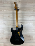 Fender Custom Shop Limited Edition Dual-Mag II Strat Relic Electric Guitar - Aged Black Over 3 Color Sunburst - CBN Music Warehouse