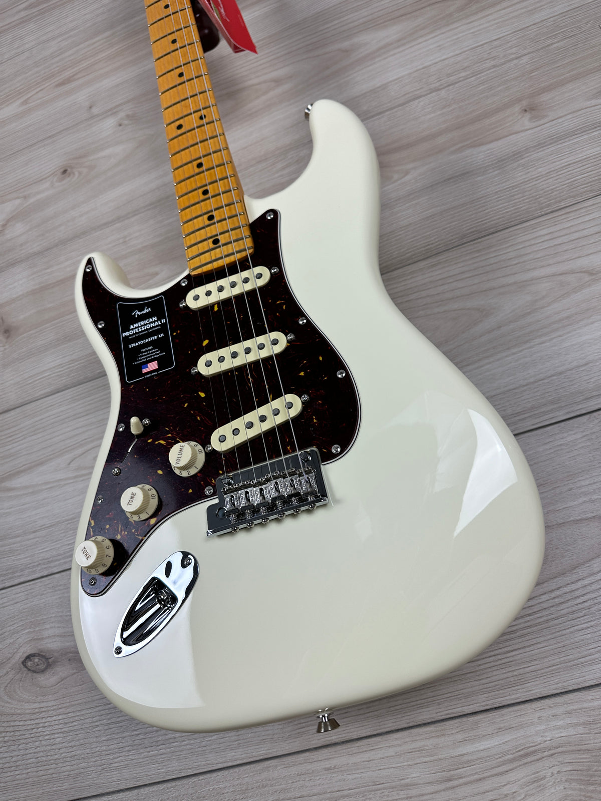 Fender American Professional II Stratocaster Left-Hand, Olympic White - CBN Music Warehouse