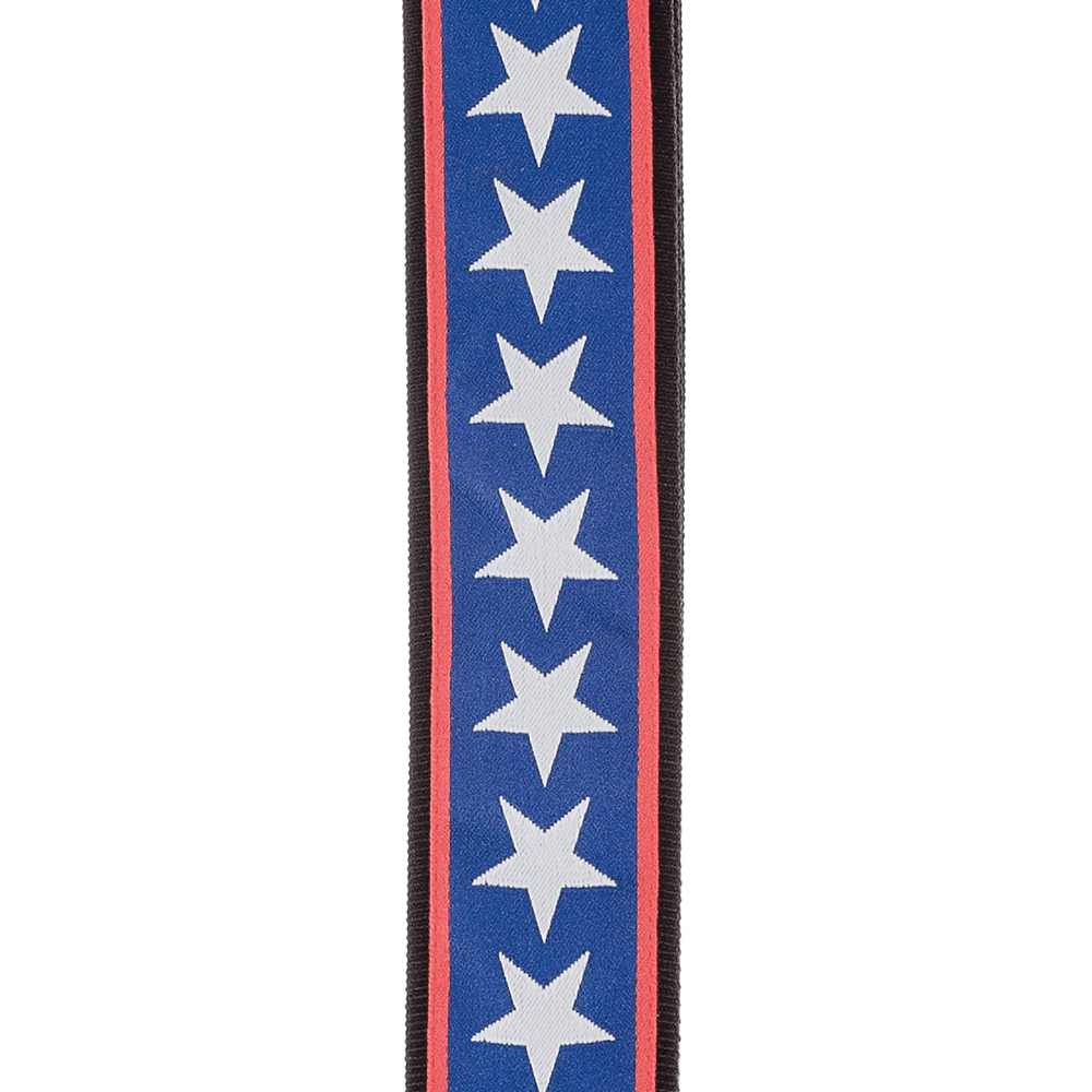 D'Addario 50A10 Polyester Woven Guitar Strap - Stars and Stripes - CBN Music Warehouse