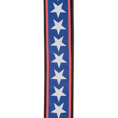 D'Addario 50A10 Polyester Woven Guitar Strap - Stars and Stripes - CBN Music Warehouse
