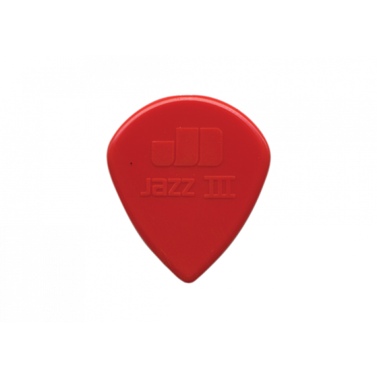 Dunlop 47R3N Jazz III 1.38mm Sharp Tip Nylon Guitar Picks, 24-Pack - CBN Music Warehouse