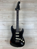 Fender Custom Shop Limited Edition Dual-Mag II Strat Relic Electric Guitar - Aged Black Over 3 Color Sunburst - CBN Music Warehouse