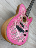 Fender American Acoustasonic limited Edition Telecaster, Pink Paisley - CBN Music Warehouse