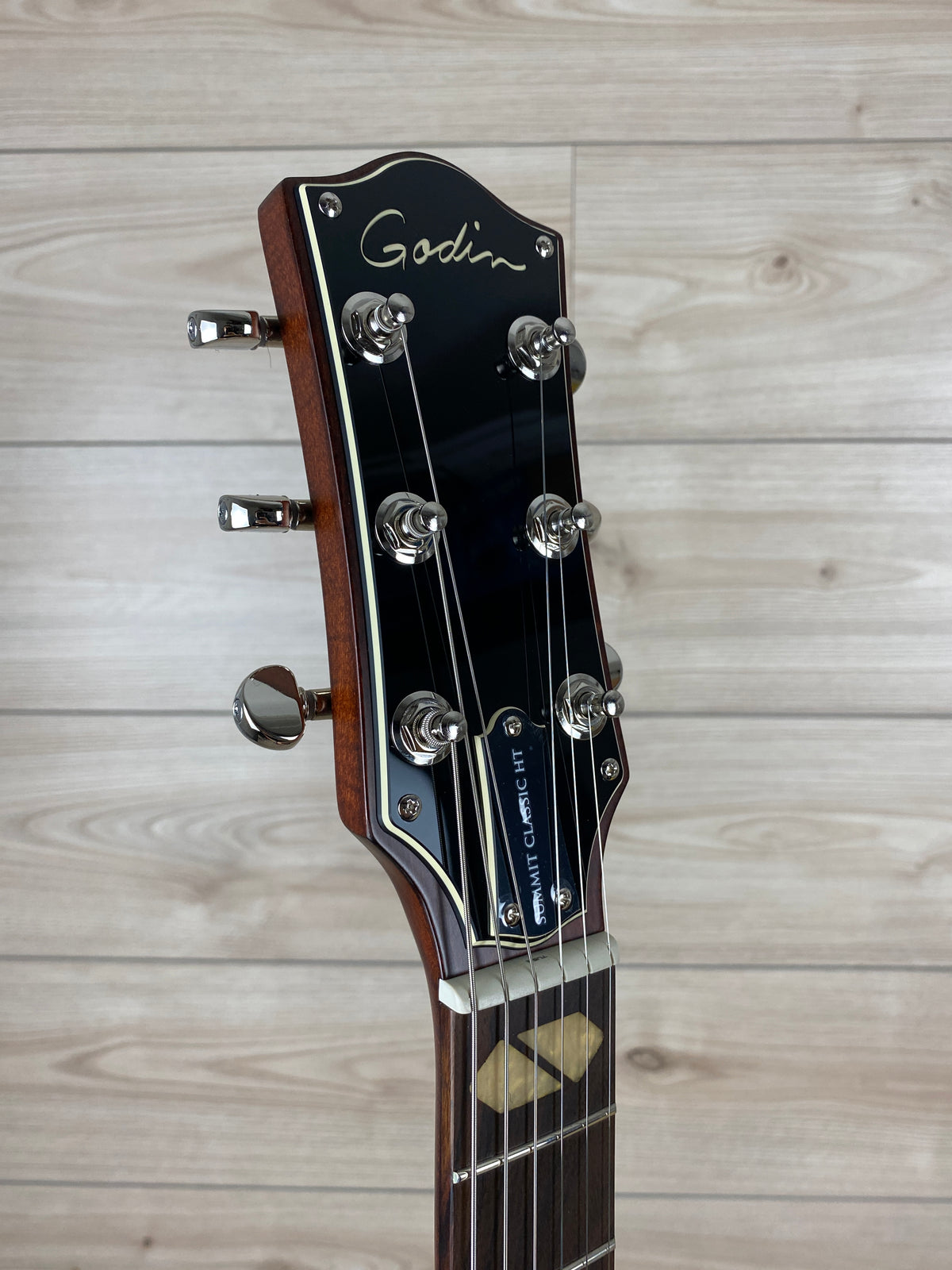 Godin 050482 Summit Classic HT Electric Guitar Havana Brown - CBN Music Warehouse