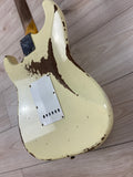 Fender Custom Shop 1967 Stratocaster Heavy Relic Electric Guitar Aged Vintage White