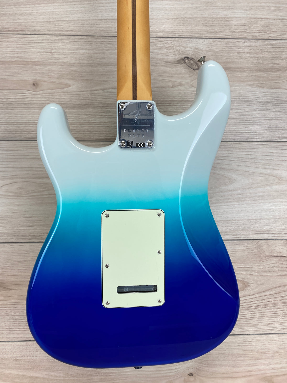 Fender Player Plus Stratocaster HSS Electric Guitar, Belair Blue - CBN Music Warehouse