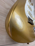 Fender Custom Shop 1957 Stratocaster Relic Electric Guitar - Aged HLE Gold - CBN Music Warehouse