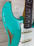 Fender Custom Shop 1967 Stratocaster Heavy Relic Aged, Sea Foam Green - CBN Music Warehouse