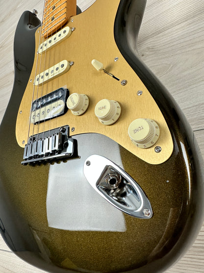 Fender American Ultra Stratocaster HSS, Maple Fingerboard, Texas Tea - CBN Music Warehouse