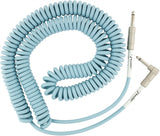 Fender Original Series Coil Cable 30ft STR/ANG - Daphne Blue
