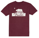 Fender Sangria Red Bear T-Shirt