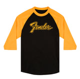 Fender Black & Yellow Raglan Shirt - CBN Music Warehouse