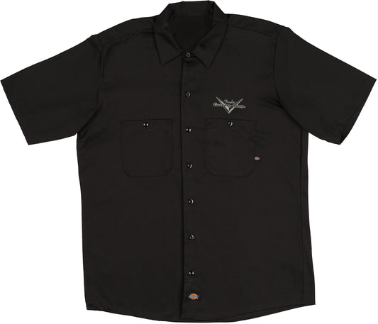 Fender Custom Shop Eagle Workshirt - Black - CBN Music Warehouse