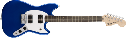 Squier SQ Bullet Mustang HH Electric Guitar - Imperial Blue - CBN Music Warehouse
