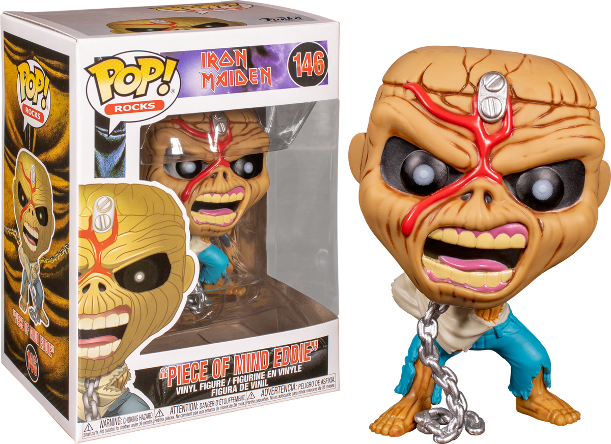 Funko Pop! Rocks #146 Iron Maiden Piece of Mind Eddie - CBN Music Warehouse