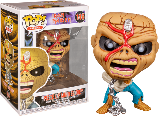 Funko Pop! Rocks #146 Iron Maiden Piece of Mind Eddie - CBN Music Warehouse