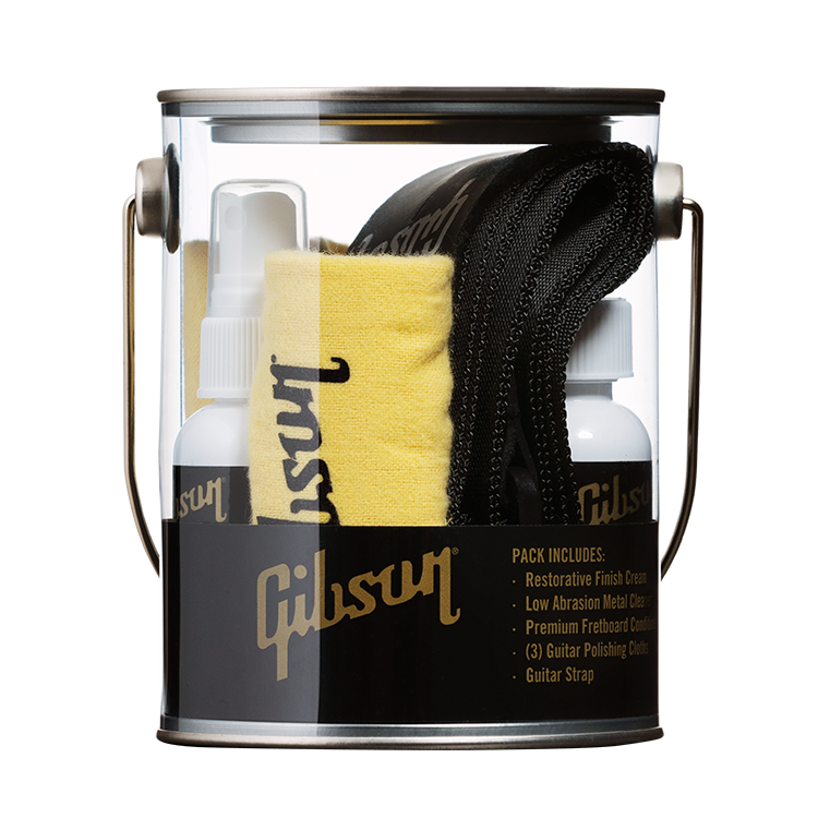 Gibson Guitars G-CAREKIT1 Guitar Cleaning and Polishing Care Kit w/ Guitar Strap