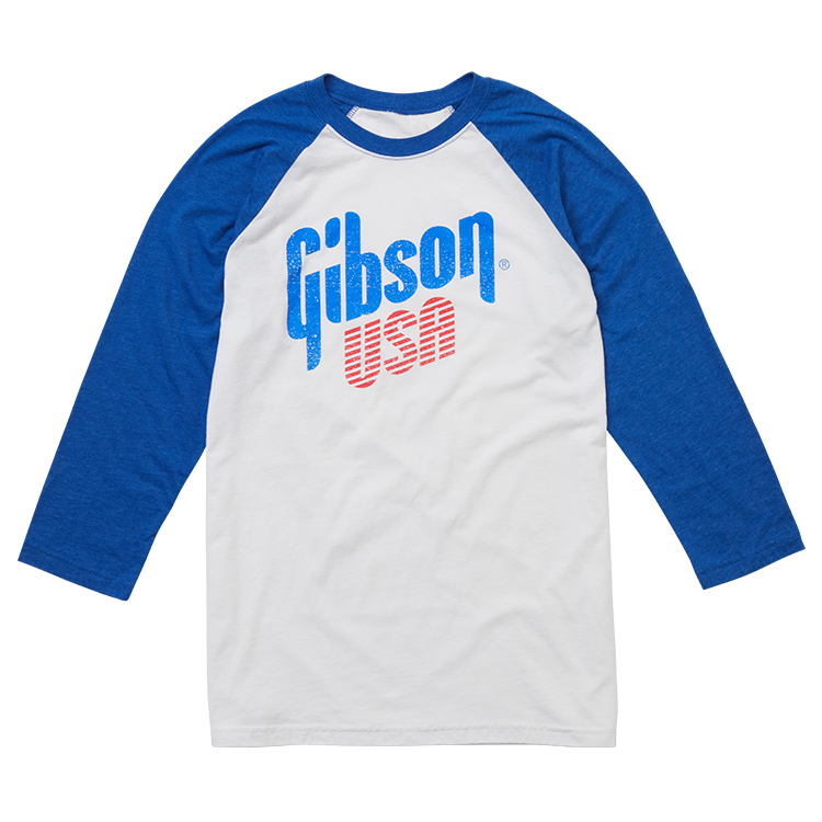 Gibson USA Baseball Tee - CBN Music Warehouse