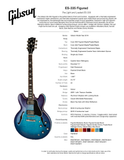 Gibson ES-335 Figured - Glacier Blue - CBN Music Warehouse