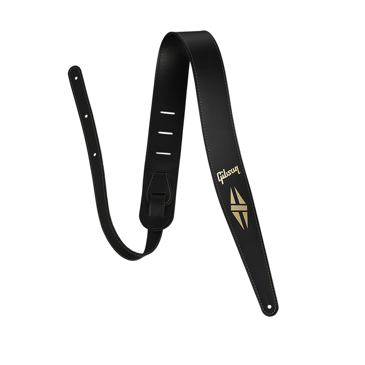 Gibson ASSD-BLK The Split-Diamond Guitar Strap - Black - CBN Music Warehouse