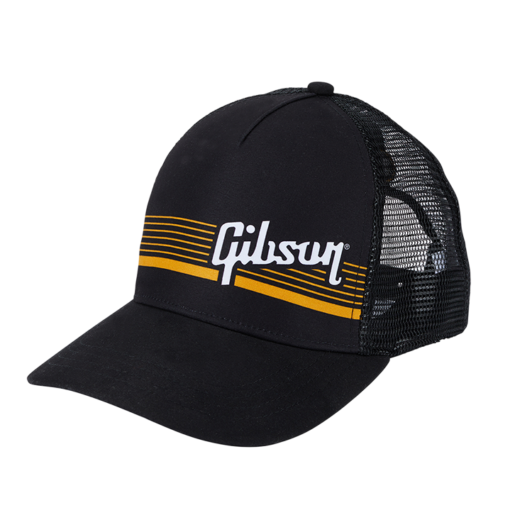 Gibson GA-STRG Gold String Premium Trucker Snapback Cap - CBN Music Warehouse