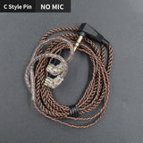 KZ Original Replacement Cable Oxygen Free Type "C" for compatible models KZ In Ear Earphones - CBN Music Warehouse