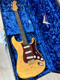 Fender Custom Shop Artisan Maple Burl Strat NOS, Ebony Madagascar Fingerboard, Aged Natural - CBN Music Warehouse