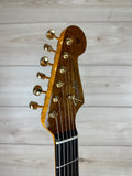 Fender Custom Shop Artisan Maple Burl Strat NOS, Ebony Madagascar Fingerboard, Aged Natural - CBN Music Warehouse