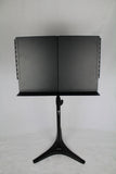 MJ Audio DF048 Metal Sheet heavy duty Music Stand - Black - CBN Music Warehouse
