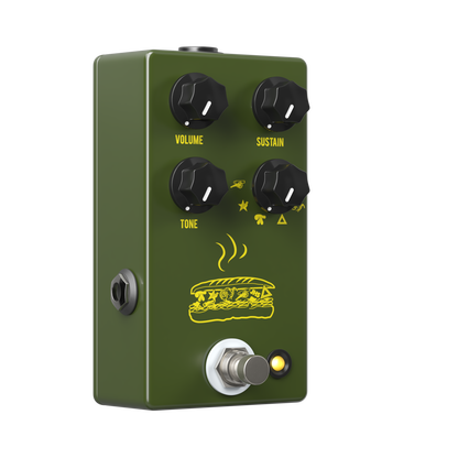 JHS Muffuletta 6-way Fuzz Pedal - Army Green
