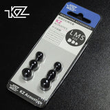 KZ Noise Isolation Memory Foam Ear tips - 3 Pairs L M S Size Replacement Earbuds for KZ In-Ear Earphones - Black - CBN Music Warehouse