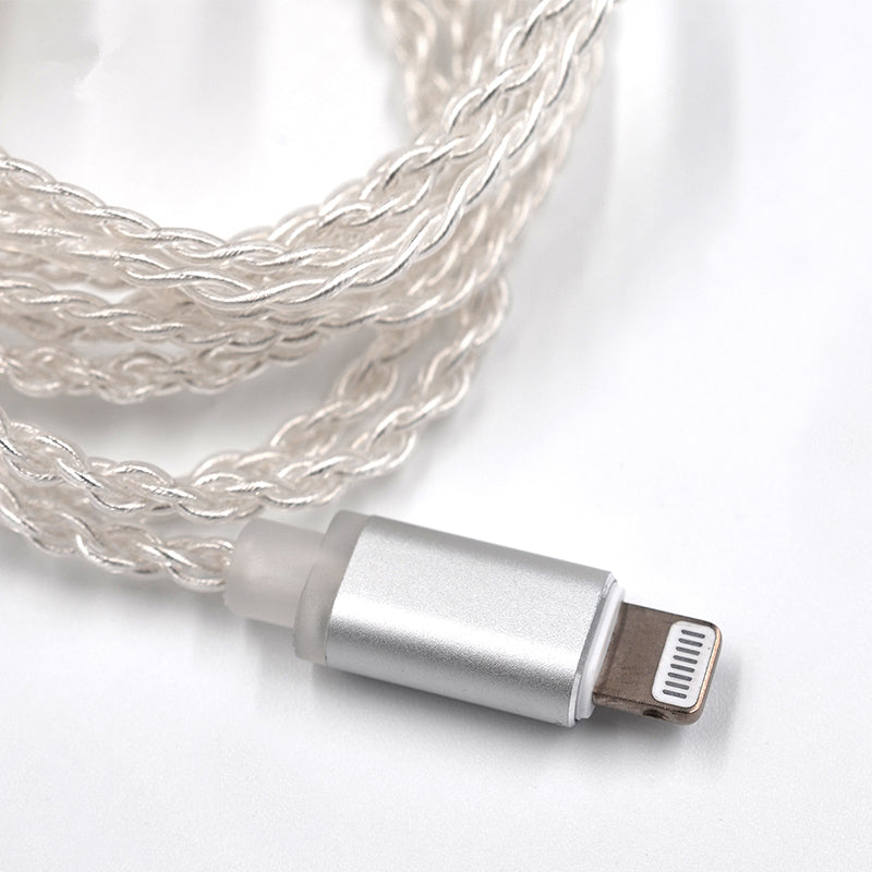 KZ Lightning Cable Plug compatible with apple devices - Replacement cable Type "B" for KZ In-Ear Compatible models - CBN Music Warehouse