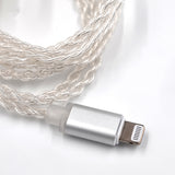 KZ Lightning Cable Plug compatible with apple devices - Replacement cable Type "B" for KZ In-Ear Compatible models - CBN Music Warehouse