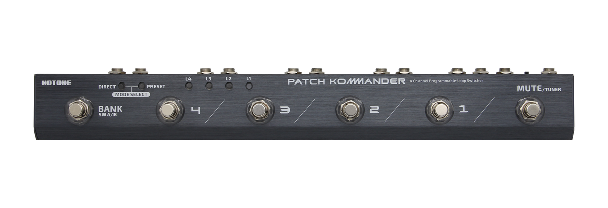 Hotone Patch Kommander 4-Channel Programmable Loop Switcher - CBN Music Warehouse